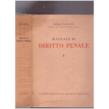 Manuale di Diritto Penale Volume I Parte Generale