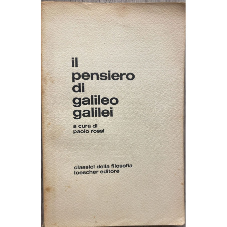 Il pensiero di Galileo Galilei
