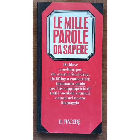 Le mille parole da sapere
