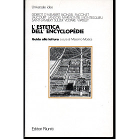 L'estetica dell'Encyclopédie