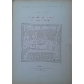 Meglio il vino dell'acqua piovana