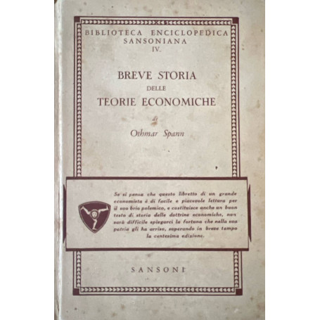 Breve storia delle teorie economiche