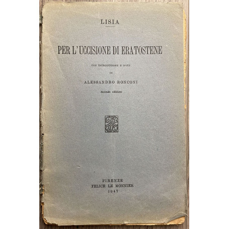 Per l'uccisione di Eratostene