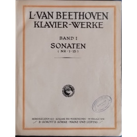 Klavier-Werke. Band I Sonaten