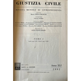 Giustizia civile. Tomo I