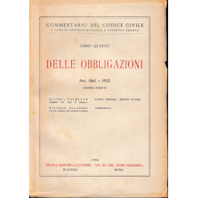 Commentario del Codice Civile. Libro quarto - delle obbligazioni: art. 1861-1932