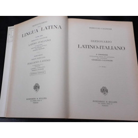 Dizionario latino-italiano. Volume primo
