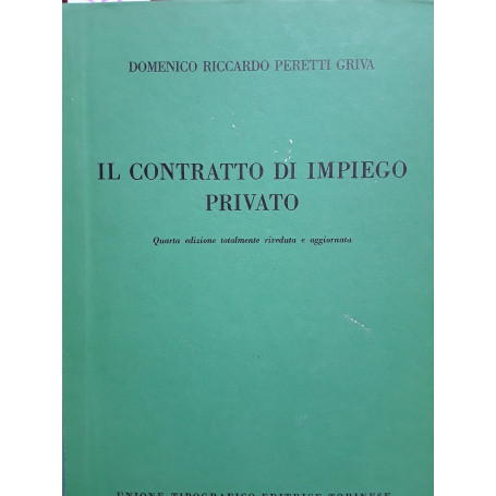 Il contratto di impiego privato