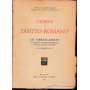Corso di diritto romano. Le obbligazioni. (Anno accademico 1944-45)