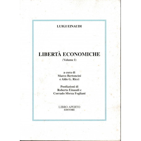 LibertàÂ  economiche (Vol. 1)