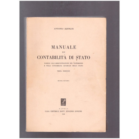 Manuale di contabilità di stato