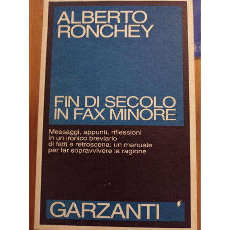 Fin di secolo in fax minore