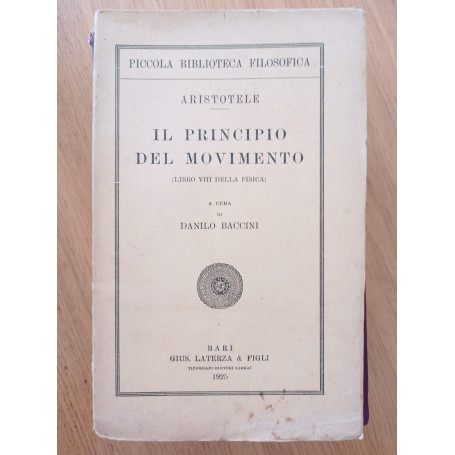 Il principio del movimento