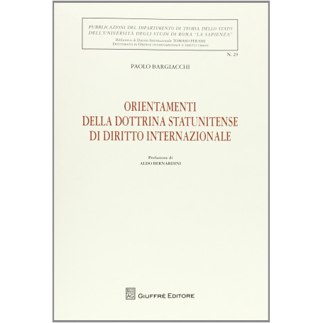 Orientamenti della dottrina statunitense di diritto internazionale