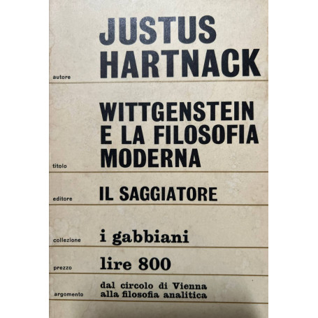 Wittgenstein e la filosofia moderna