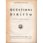 Questioni di diritto. Con note di Enrico Altavilla