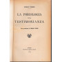 La psicologia della testimonianza.