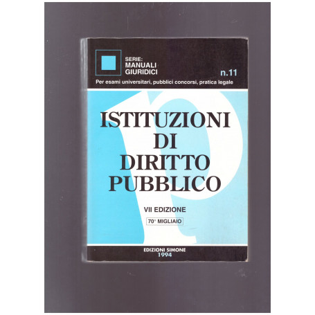 Istituzioni di DIritto Pubblico
