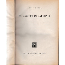 Il delitto di calunnia