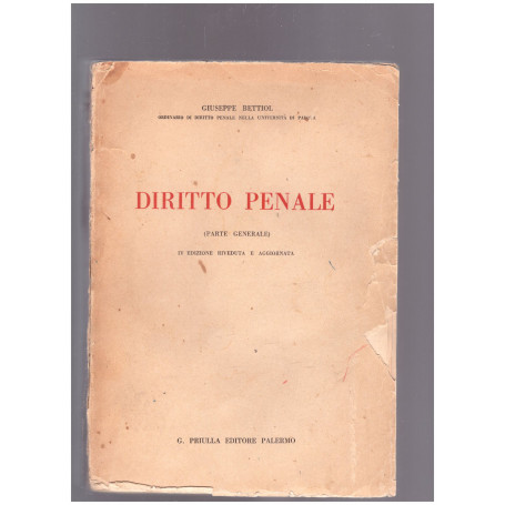 Diritto Penale (Parte Generale)