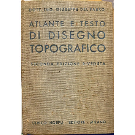 Atlante e testo di disegno topografico