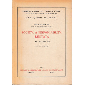 Societa' a responsabilita' limitata art 2472-2497 bis