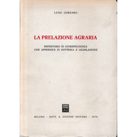 La prelazione agraria