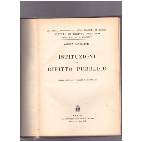 Istituzioni di diritto pubblico