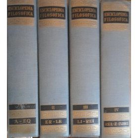 Enciclopedia filosofica (4 volumi)