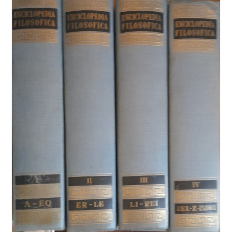 Enciclopedia filosofica (4 volumi)