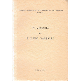 In memoria di Filippo Vassalli.