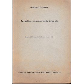 Estratto dal fascicolo n. 12 di Stato Sociale - 1963. La politica economica nella terza via.