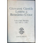 Lettere a Benedetto Croce Volume primo dal 1896 al 1900