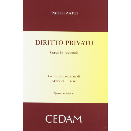 Diritto privato. Corso istituzionale