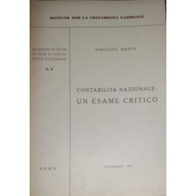 Contabilità nazionale: un esame critico