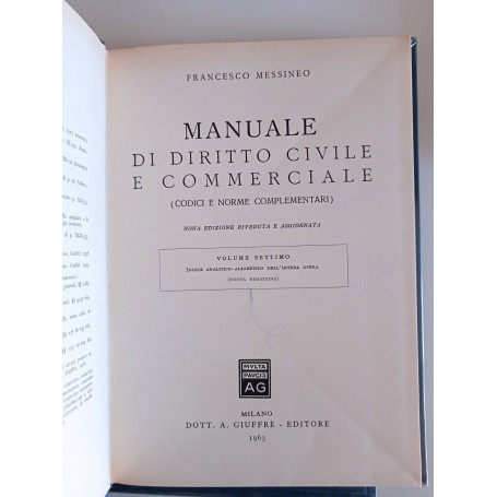 Manuale di diritto civile e commerciale