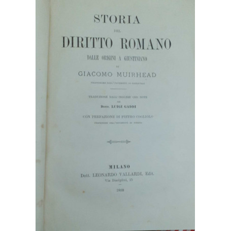 Storia del diritto romano dalle origini a Giustiniano