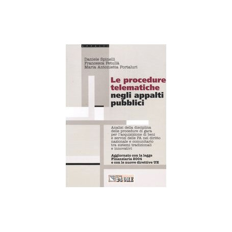 Le procedure telematiche negli appalti pubblici