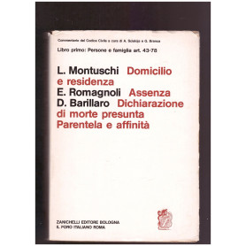 Libro Primo Delle Persone e della Famiglia. Art. 43-78