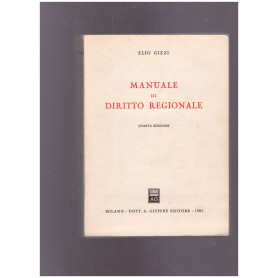 Manuale di diritto regionale