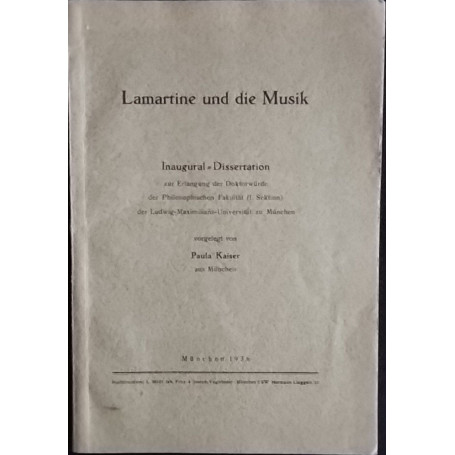 Lamartine und die Musik