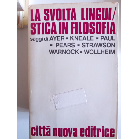 La svolta linguistica in filosofia