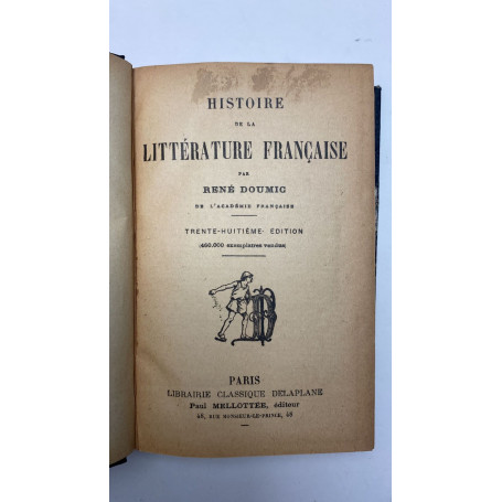 Histoire de la Litterature Francaise