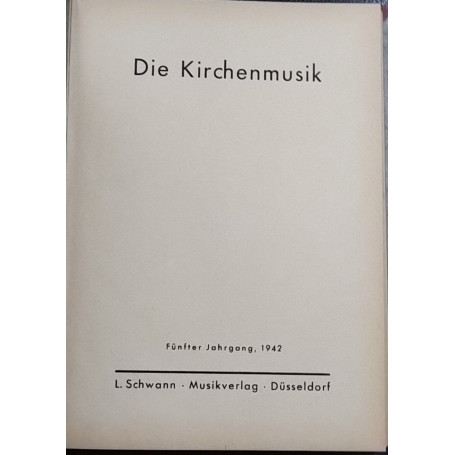 Die Kirchenmusik