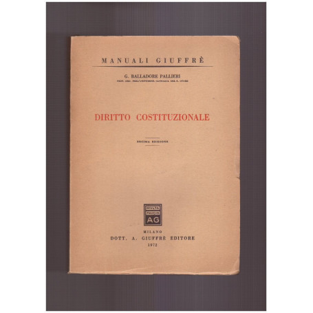 Diritto Costituzionale