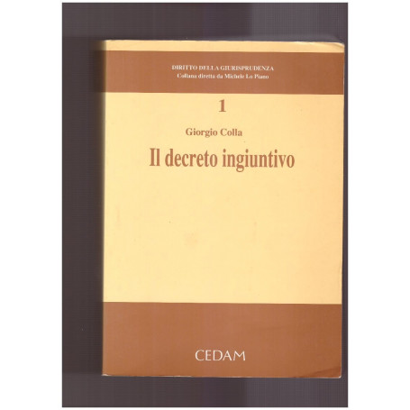 Il decreto ingiuntivo