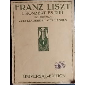 Konzert es dur. Zwei klaviere zu vier handen