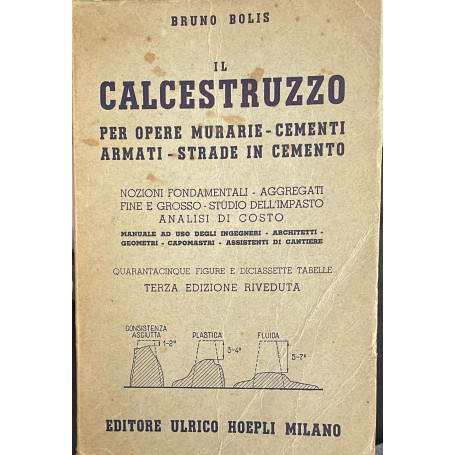 Il calcestruzzo per opere murarie-cementi armati-strade in cemento