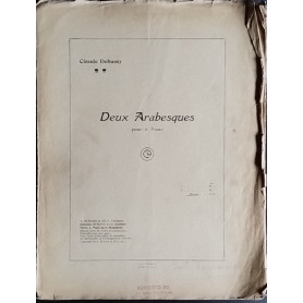 Deux Arabesques pour le piano