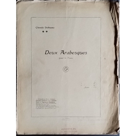 Deux Arabesques pour le piano